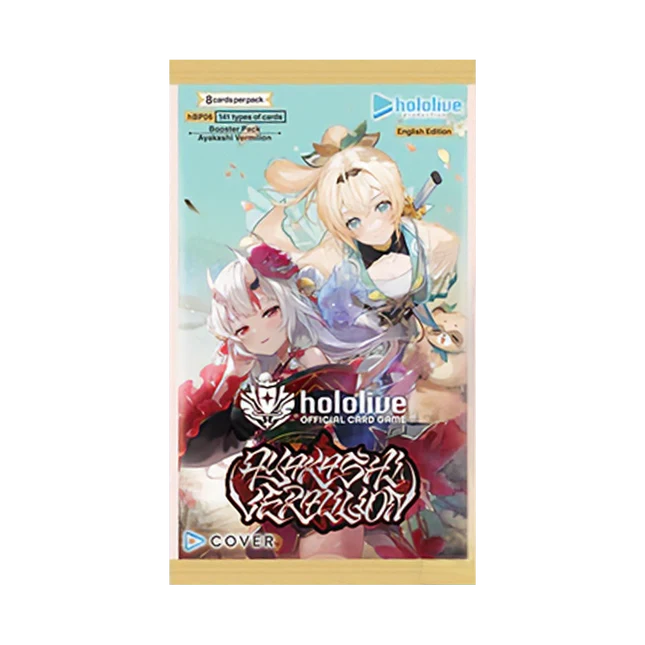 [hololive OFFICIAL CARD GAME] hBP06e Ayakashi Vermilion - Booster Pack