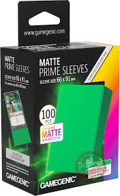 Gamegenic Matte Prime Card Sleeves (66mm x 91mm) (100 Sleeves Per Pack)
