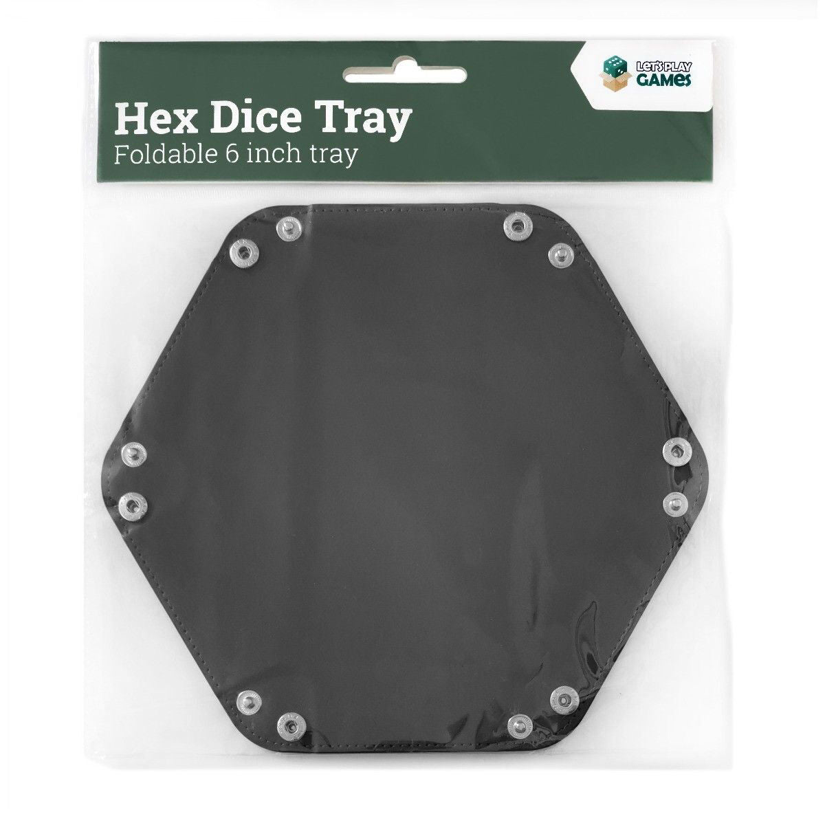 LPG Essentials Hex Dice Tray 6" black