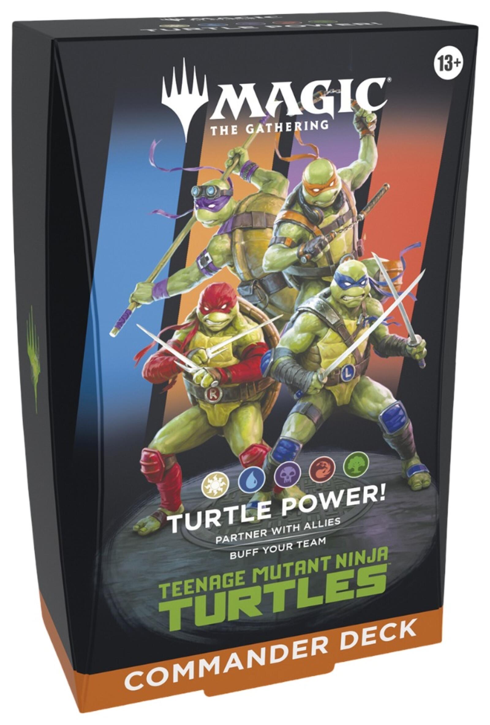 Magic the Gathering Teenage Mutant Ninja Turtles Commander Deck Turtle Power