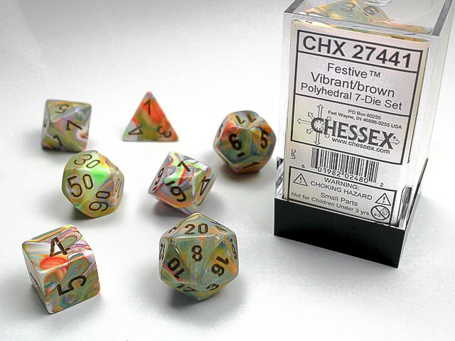 Chessex Polyhedral 7-Die Classic Die