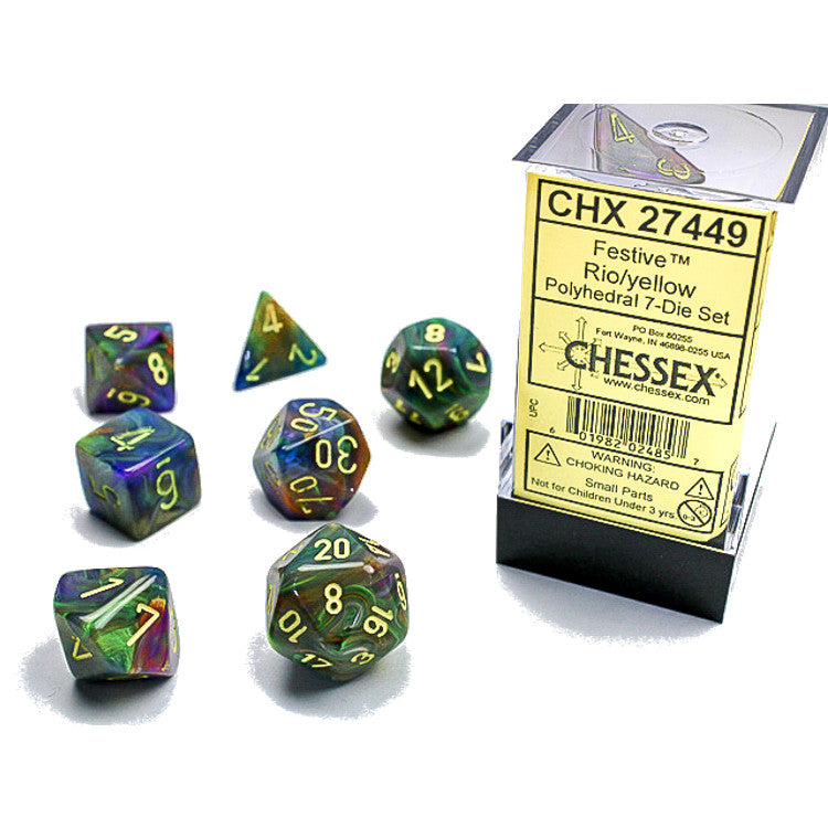 Chessex Polyhedral 7-Die Classic Die