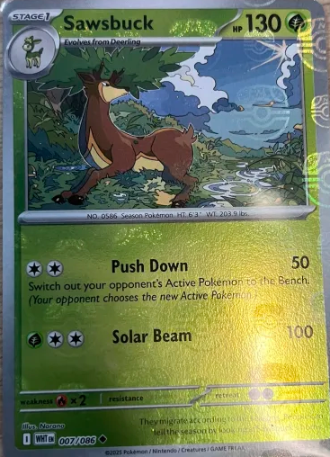 Sawsbuck (Master Ball Pattern) [WHT - 007/086]