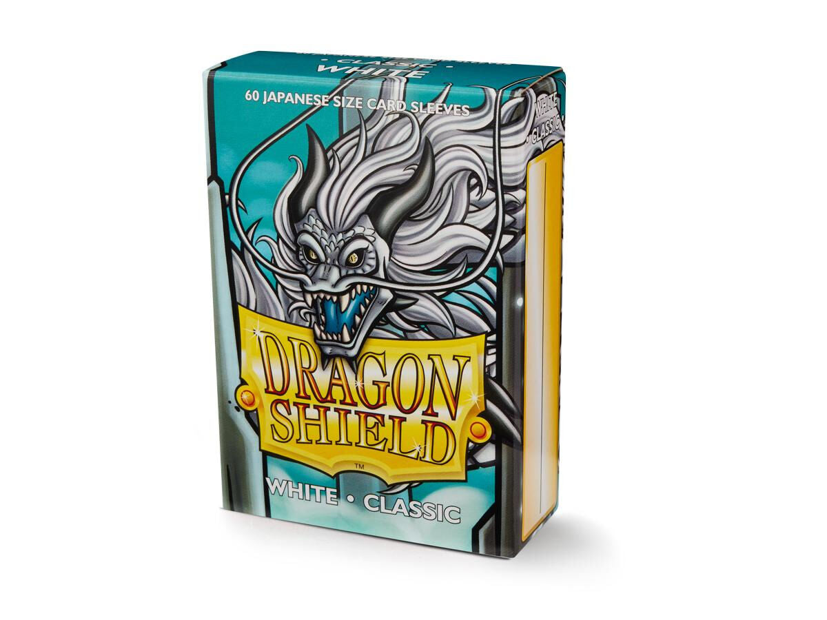 Dragon Shield: Japanese Size Sleeves – Classic – White